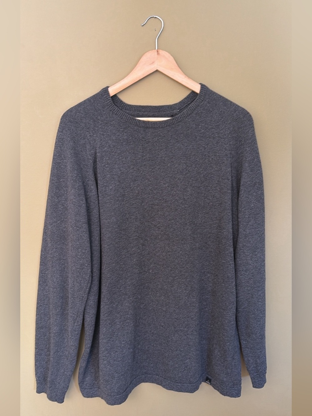 Prana Men's Long-Sleeve Crewneck Sweater - Charcoal